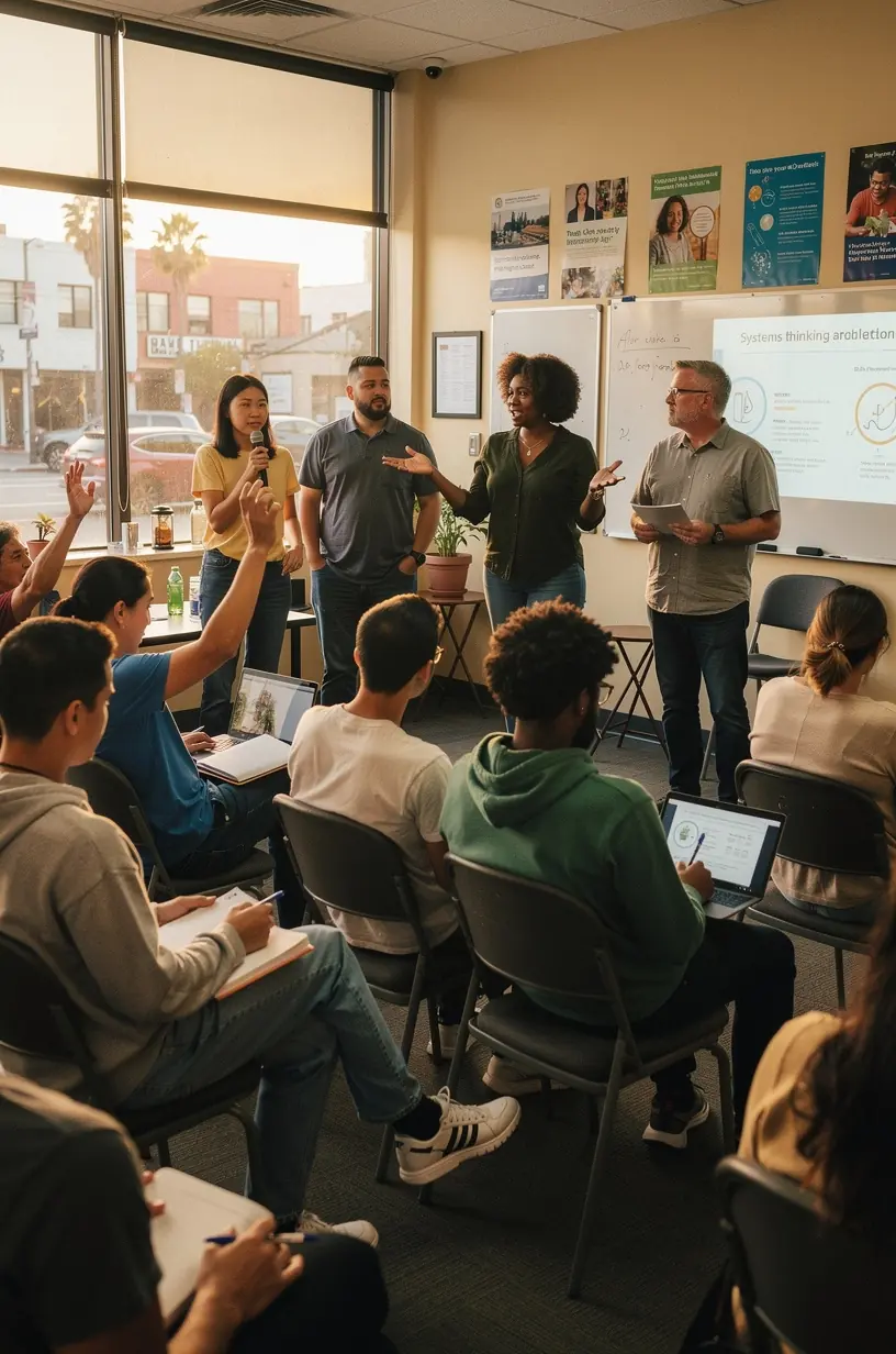 Professional business solutions illustration